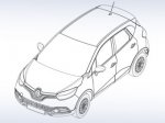 В сети появились первые рисунки вседорожного Renault Clio