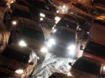 Из-за снегопада Москву накрыло пробками